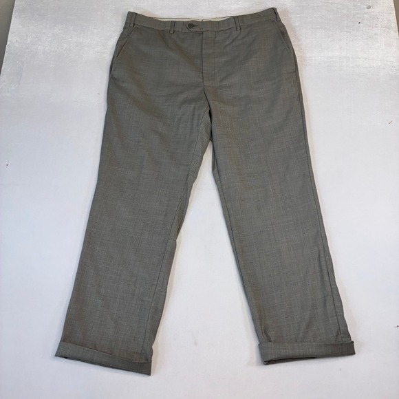 Santorelli Men's Romeo Wool Blend Dress Pants Size 38 Made in Italy Gray - Picture 7 of 10
